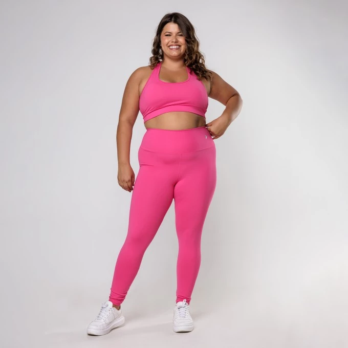 Legging Essential Básica Rosa Pink