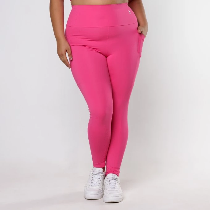Legging Essential com Bolso Rosa Pink