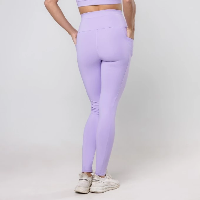Legging Essential com Bolso Lavanda