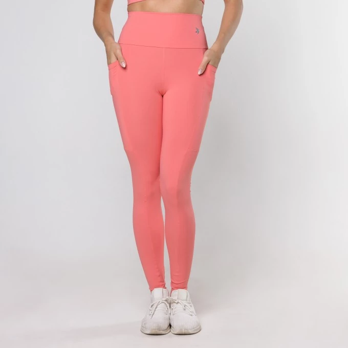 Legging Essential com Bolso Salmão